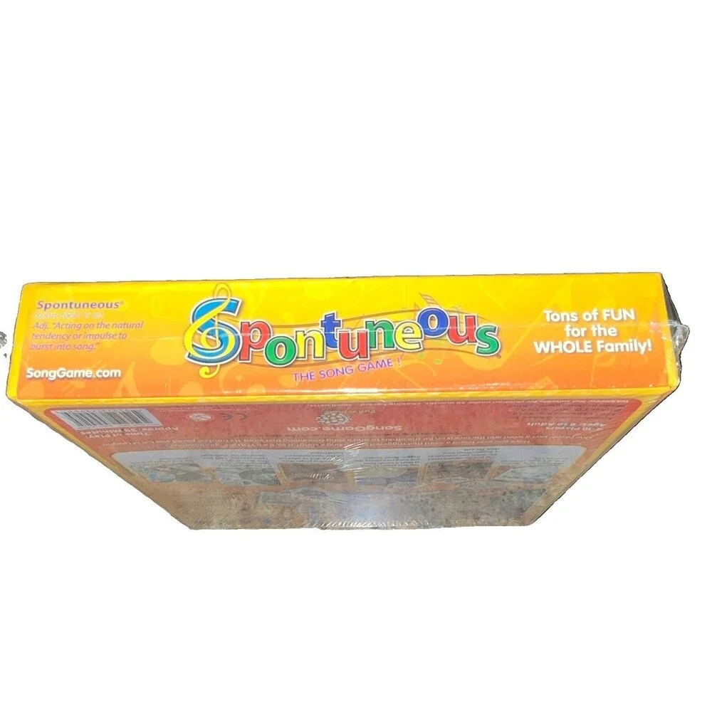 Spontuneous Games Spontuneous Music Party Board Game 4-10 Players Ages 8+